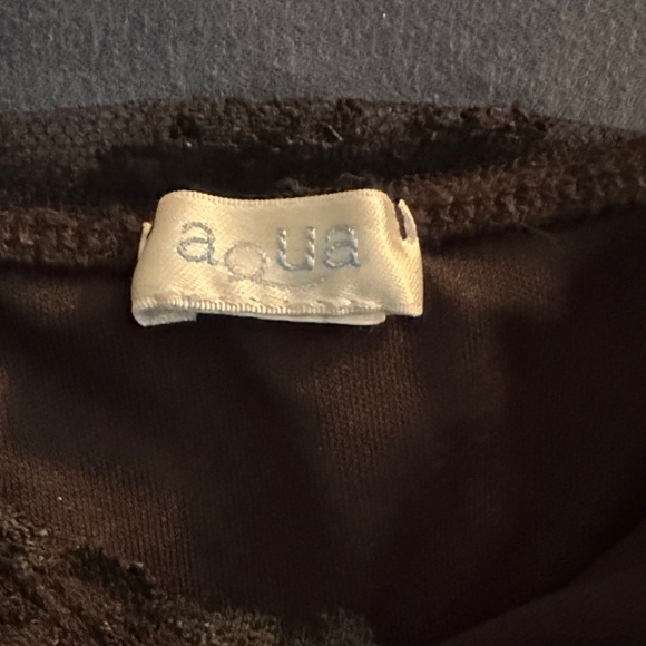 Aqua Black Lace Top - Picture 2 of 2